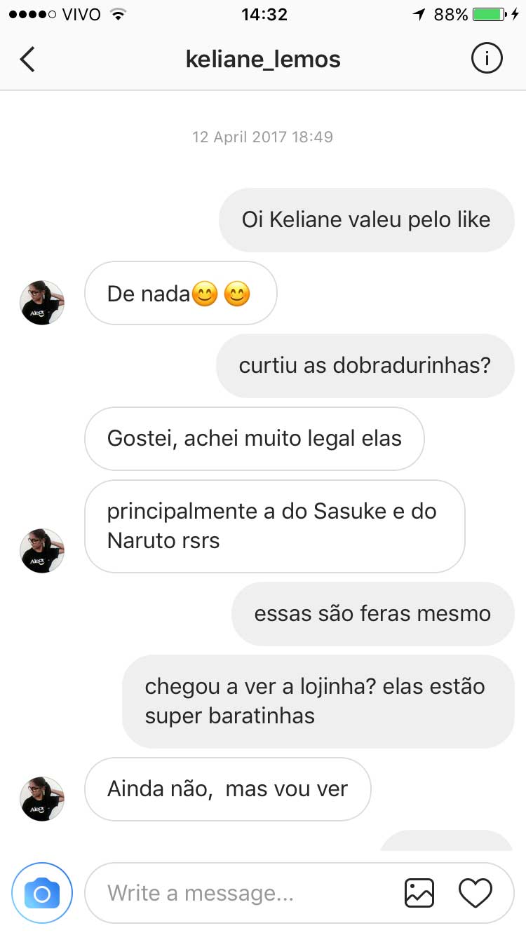 Dobradurinhas - Conversas no Instagram
